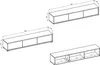 Selsey Moddern - TV-Lowboard mit Wandmontageoption, Eiche / Produktbild-Vorschau 5