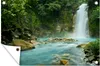 Gartenposter - 120x80 cm - Wasserfall Rio Celeste  - Produktbild-Vorschau 2