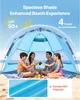 SucceBuy Pop-Up Tenda da spiaggia Parasole per 4 persone, Anteprima dell’immagine prodotto 2