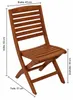 DEGAMO Gartenstuhl Klappstuhl Holzstuhl CAPO, Holz Produktbild-Vorschau 5