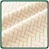 Stuhlhussen XL Creme Jacquard 4er Pack - Stretch Bezug - Produktbild-Vorschau 3