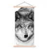 MuchoWow® Textilposter Wolf mit verschneitem Kopf in Produktbild-Vorschau 1