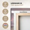 MuchoWow® - Leinwandbilder - Sonnenuntergang - Düne - Produktbild-Vorschau 3
