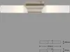 Applique da bagno Brilon 2x40W E14 IP20 nichel opaco Anteprima dell’immagine prodotto 9