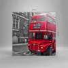 Bild auf Leinwand - Leinwandbild - Bus Denkmal London Produktbild-Vorschau 3