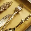 Dessertlöffel und Dessertgabel, 6 Stück - Gold Produktbild-Vorschau 5