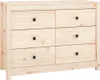 vidaXL Boční skříňka 100x40x72 cm borovice masiv Náhled obrázku produktu 2