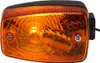 Clignotant orange carré boîtier noir 86mm Ø=14,5mm (BA15S Voir les images du produit 2