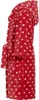 bademantel Punkte Junior rot Größe 146/152 Produktbild-Vorschau 3