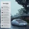 tectake® Autoplane wasserdicht und atmungsaktiv, mit 4 mm Produktbild-Vorschau 2