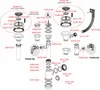 Alcadrain Spülbeckensiphon mit einem Edelstahlgitter DN 70 Produktbild-Vorschau 3