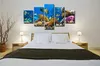 Visario Canvas schilderij Koraalrif 160x80 cm – 5 delen, Productafbeelding-voorbeeld 3