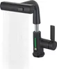 A black kitchen faucet with a digital display showing the temperature. Náhled obrázku produktu