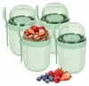 Set di 4 contenitori per cereali da portare con sé, con 3 Anteprima dell’immagine prodotto 1