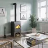 Krbové kachle HS FLAMINGO ESPO III čierne Náhľad obrázku produktu 7