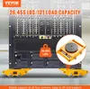 VEVOR 4x pancierované kolieska 12T transportný vozík Náhľad obrázku produktu 2