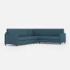 Design-Ecksofa 6-Sitzer 281x221cm in modernem Stoff Karay Produktbild-Vorschau 4