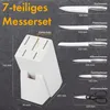 classbach® Messerblock mit Messer - 7 tlg. Messer Set inkl. Produktbild-Vorschau 2