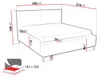 MIRJAN24 Polsterbett Leon Cord, Doppelbett mit Bettkasten, Produktbild-Vorschau 7