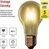LED žárovka Vintage A60 / E27 / 4,5 W (40 W) / 420 lm / teplá bílá Podgląd zdjęcia produktu