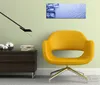Wallario Premium Leinwandbild Eiswürfel in Größe 30 x 75 cm Produktbild-Vorschau 2