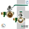 DVGW Kugelhahn für Trinkwasser 1/2" IG-AG mit langem Hebel Produktbild-Vorschau 6