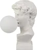 riess-ambiente Tischlampe DAVID 30cm weiß Polyresin Büste Produktbild-Vorschau 5
