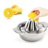 Acier inoxydable Presse manuelle Agrumes Citron Orange Voir les images du produit 4