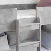 Letto a castello per bambini, colore grigio cemento, Anteprima dell’immagine prodotto 3