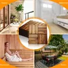 Wolketon 1m² Wood Tiles Acacia Mosaic Terrace Tile 30x30 cm Náhled obrázku produktu 3