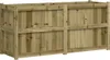 vidaXL Bac à plantes 150x50x70 cm Bois de pin imprégné Voir les images du produit 7
