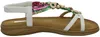 Sportliche Sandalette bis 30mm Sohlenhöhe B718-2-WH Produktbild-Vorschau 4