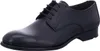 A black leather men's dress shoe is shown from a side angle against a white background. Produktbild-Vorschau