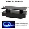 Puluomis Couchtisch mit Schublade, RGB Lichtleiste mit App Produktbild-Vorschau 5
