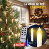 DEUBA Bougie sapin LED de Noel 30x blanc chaud Voir les images du produit 3