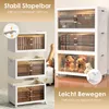 Faltbarer Aufbewahrungsschrank 50 x 31,5 x 138 cm, 5 Ebenen Produktbild-Vorschau 6