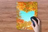 MuchoWow® Mauspad Mousepad Bäume - Herbst - Herz - Natur - Produktbild-Vorschau 3