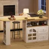 A modern bar table with integrated storage, set in a living room with a fireplace and sofa. Anteprima dell’immagine prodotto
