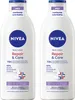 NIVEA Repair & Care Body Lotion Parfümfrei 2 x 400ml Produktbild-Vorschau 1