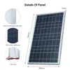30 W DC solárny panel (12 V/18 V) s krokosvorkami, ochrana Náhľad obrázku produktu 5