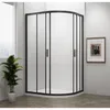 EASY BLACK cabina doccia quadrante 900x800 mm, L/R, vetro Anteprima dell’immagine prodotto 2