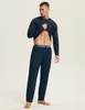 Henderson Herren Pyjama Lush - Langarm Schlafanzug aus 100% Produktbild-Vorschau 3