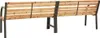 vidaXL Doppel-Gartenbank 225 cm Massivholz Tanne Produktbild-Vorschau 3