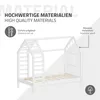 Łóżeczko dziecięce ML-Design, 70x140 cm, białe, z Podgląd zdjęcia produktu 6