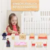 Marionette Wooden Toys Holzpuppenhaus inkl. Möbel und Produktbild-Vorschau 4