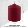 Fink CANDLE, gebürstet metallic Stumpenkerze, Paraffin, Produktbild-Vorschau 2