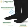 Hipperboo® 8 paar Bamboe sokken - Maat 43-46 - Zwart - Productafbeelding-voorbeeld 2