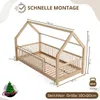 Crazy Pine Hausbett 190x90 cm – Montessori Kinderbett aus Produktbild-Vorschau 3