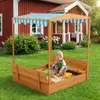 FCH Sandkasten mit Dach & Sitzbänken ,Kindersandkasten, Produktbild-Vorschau 7