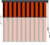 vidaXL Vonkajšia roleta 160x250 cm oranžová a hnedá Náhľad obrázku produktu 2